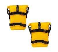 DUFWEHR Bolsa Cuadro Motocicleta para Suzuki para V-Strom DL250 DL1050 Bolsa Parachoques Impermeable 5L-8L Barra Choque Marco Lateral Almacenamiento Herramientas(2PCS Yellow)