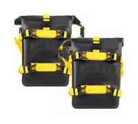 DUFWEHR Bolsa Cuadro Motocicleta para Suzuki para V-Strom DL650 DL1000 Bolsa para Parachoques Impermeable 5L-8L Barra Choque Marco Lateral Almacenamiento Herramientas(2PCS Black Yellow)
