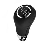DUFWEHR Pomo Cambios Marcha Coche Para Benz Clase C W203 W204 W209 Perilla De Palanca Cambios Coche Cambio Manual 6 Velocidades Stitche Negro PU