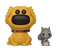 Dug Days Pop & Buddy Disney Vinile Figura Dug W/squirrel 9 Cm Funko