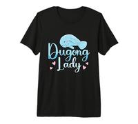 Dugong Señora Animales Marinos Animales Marinos Ama Manatí Dugong Camiseta Premium