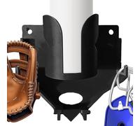 Dugout Gear Hanger - Helmet Glove Storage Rack, Fence Mount Holder for Organizing, Baseball Equipment Rack, Sports Dugout Organizer with Drink Slot, Field Storage Tool for Hanging Storing and Securing