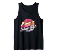 Dugout Mama Club Baseball Mom Retro Baseball Game Camiseta sin Mangas