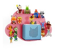 DUHARS Estanteria Infantil para Tonies & Toniebox Figuras, Estanterias de Pared Infantiles Espacio para hasta 35 Figuras, Baldas Pared para Dormitorio Infantil, Habitación Niños, Sala Juego