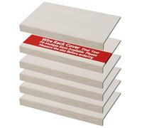 DUHARS Paquete de 6 cubiertas de alambre de tablero compuesto de PVC para despensa, aspecto de madera de imitación de 33 x 16 pulgadas, armario, baño, impermeable, resistente a los arañazos, fácil