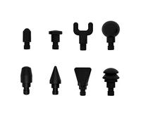 duhe189014 8 puntas de masaje de percusión Plug-n-Play para adaptador de herramientas de masaje de rompecabezas, adaptador de tejido profundo, herramienta de masaje personal con 8 ejes cómodos