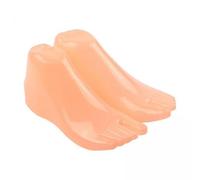 Duiaynke 3 x 1 par de pies de maniquí de tamaño real para el hogar, suministros para pulseras de tobillo, cadenas, medias cortas