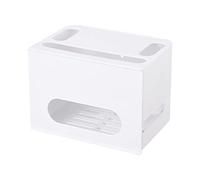 Duiaynke Caja de almacenamiento de enrutador de dos capas para teléfonos móviles de escritorio, hogar, WiFi
