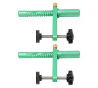 DUIMIMI 2Pcs 19mm 3/4in Abrazadera de tornillo para banco, Abrazadera de aleación de aluminio para banco de trabajo, Abrazadera de trinquete manual ajustable para carpintería