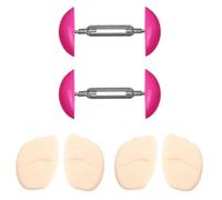 DUINIU 1 Par De Soportes Ajustables Para Zapatos Y 2 Pares De Almohadillas Antideslizantes Para La Parte Delantera Del Pie, Dispositivo De Soporte Para La Horma Del Zapato, Calzado Deportivo.