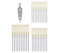 DUINIU 30 Agujas De Punto De Cruz, Juego Especial De Agujas Romas para Bordar, Accesorios para Herramientas De Bordado A Mano, Aptas para Bordar, Punto De Cruz.
