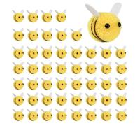 DUINIU 50Pcs Hecho A Mano De La Abeja De Bolas, De La Felpa De Abejas, Bricolaje Accesorios De Las Abejas, Juguetes De Peluche, Lindo Abejas.