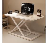DUIRHNFV Convertidor de Escritorio de pie ergonómico, estación de Trabajo en Altura, Mesa de Oficina Ajustable de Altura Sit Sit, para Uso de la Oficina en casa (Color: Blanco, tamaño: 60 * 34cm)