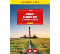 MARCO POLO Reiseatlas 2027/2028 Deutschland 1:300.000: Straßenatlas und Autoatlas mit Europa in 1:4,5 Mio. Spiralbindung (Marco Polo Atlassen)