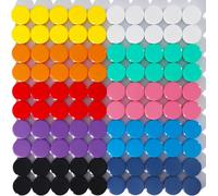 DUJEQM Imanes Nevera - 100 Piezas 10 Colores Imanes Potentes Pequeños, Imanes Pizarra Magnetica, Iman Nevera Mini Redondos Magnets para Nevera, Oficina, Escuela, Calendarios, Pizarra Nevera y Mapas