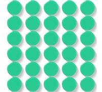 DUJEQM Imanes Nevera - 30 Piezas Imanes Potentes para Pizarra Magnética, Verde Mini Imanes Pequeños Redondos de Colores, Iman Nevera Magnets para Foto, Oficina Escuela Hogar Calendario, Iman Potente