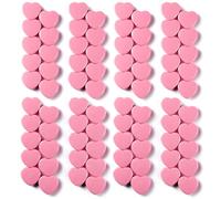 DUJEQM Imanes Nevera - 80 Piezas Imanes Potentes Corazón Rosa, Mini Imanes Pizarra Magnetica, Imane Pequeños Decorativos para Oficina, Escuela - Incluye Calendario Nevera Iman para Fotos o Notas