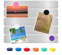 DUJEQM Pizarra Magnética Pared y Nevera - 5 Piezas Tablero Magnético Autoadhesivo con 10 Imanes de Colores, Pizarra para Imanes,Pizarra Pequeña Pizarras Memo Tablon de Anuncios para Oficina Aula Hogar