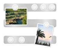 DUJEQM Pizarras Magnéticas - 3 Piezas Pizarra Magnética Nevera/Pared, Tablero Magnetico Autoadhesivo con 7 Imanes Blancos, Pizarra para Imanes, Pizarras Pequeña Pizarra Memo para Hogar, Oficina o Aula