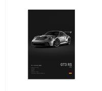 Dujoi Car Poster 911 GT3RS Posters Racing Car Wall Art Vintage Car Posters For Men Car Art Prints 911 Canvas Framed Unframe-style 12x18inch(30x45cm)