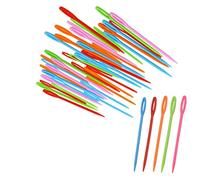 DUjuanhong 100 Agujas de Coser de Plástico,7 cm Agujas de Teje Agujas de Tapiz Agujas de zurdo Multicolores Agujas de Seguridad para Manualidades de Costura de Lana y Bricolaje para Niños