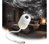 Dujuanus 2-in-1 Galaxy Projector Night Light, Multifunctional Portable Starry Sky Night Light Projector, Adjustable Brightness for Car and Bedroom Decoration (5Pcs)