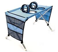 Dujuanus Pet Grooming Hammock with Stand, Foldable Design, Holds Up to 20kg, Restraint Tool for Small & Medium Pets, Ideal for Home and Salon Daily Grooming (Blue)