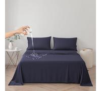 DUJUIKE Cubierta de Cama Impermeable 150, sábana Impermeable, Protector de colchón, Funda de sofá para Perro, Gato, niños, para Cama tamaño Queen (Queen 200 * 230cm, Azul Marino)