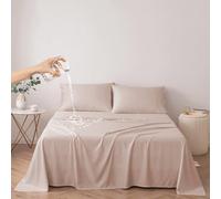 DUJUIKE Cubierta de Cama Impermeable, sábana Impermeable, Protector de colchón, Funda de sofá para Perro, Gato, niños (Twin 160 * 230cm, Camello)
