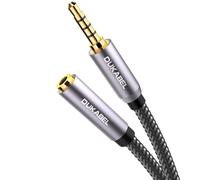 DuKabel Headphone Extension Cable, 3.5mm Male to Female Stereo Audio Cable Lossless Audio Sound Premium Audio Cord Extension Cable Gold Plated Jack & Strong Nylon Braided - Top Series (4ft/1.2m)