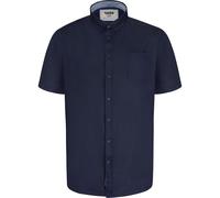 Duke - Camisa D555 James de Oxford de Manga Corta para Hombre