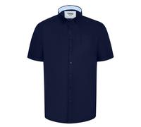 Duke - Camisa D555 James de Oxford de Manga Corta para Hombre