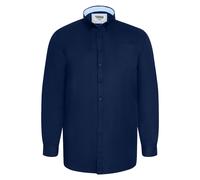 Duke - Camisa D555 Richard de Oxford de Manga Larga para Hombre