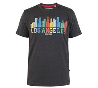 Duke Camiseta D555 Hemford Skyline de Jaspeada para Hombre (DC374)