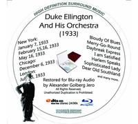 Duke Ellington And His Famous Orchestra (1933) Restored for Blu-ray Audio [Alemania] [Blu-ray]