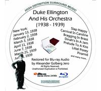 Duke Ellington And His Famouse Orchestra (1938-1939) Restored for Blu-ray Audio [Alemania] [Blu-ray]