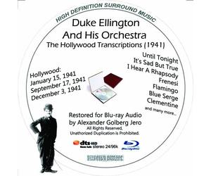 Duke Ellington (The Hollywood Transcriptions -1941) Restored for Blu-ray Audio [Alemania] [Blu-ray]