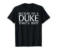 DUKE Gift Funny Apellido Árbol Familiar Idea de Reunión de Cumpleaños Camiseta