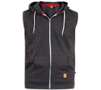 Duke - Sudadera con Cremallera D555 Blake Sin Mangas para Hombre