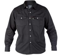 DUKE Vaqueros Camisas Negro en Talla 1XLA 8XL