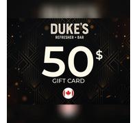 Duke's Refresher + Bar Gift Card 50 CAD Key - CANADA