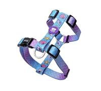DUKIER - Arnés Clásico para Perro, Chaleco Antitirones, Ajustable y en Forma de H para Mascotas, Homologado, con Cierre de Seguridad de 4 Puntos, Diseño de Mermaid con Doble Impresión, Talla S