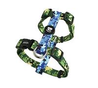 DUKIER - Arnés Clásico para Perros, Ajustable, Resistente, Accesorio Mascotas, contra Tirones, Camo, Talla S