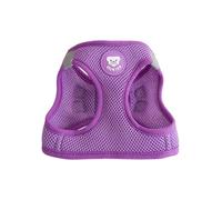 DUKIER - Arnés de Cuerpo para Perro, Chaleco Body Antirones, Ajustable y Resistente para Mascotas, de Malla Transpirable, Accesorio para Mascotas con Velcro y Doble Cierre, Color Purple, Talla XS