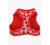DUKIER - Arnés de Cuerpo para Perro, Chaleco Body Antirones, Ajustable y Resistente para Mascotas, de Malla Transpirable, Accesorio para Mascotas con Velcro y Doble Cierre, Diseño Berry Love Talla XS