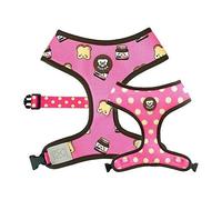 DUKIER - Arnés Reversible para Perro, Chaleco Antitirones, Transpirable y Reflectante para Mascotas, de Neopreno y Malla, Ajustable, Diseño de Dogtella, Talla XL