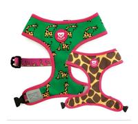 Dukier Savana Arnés Rreversible Estampado Jirafa para perros