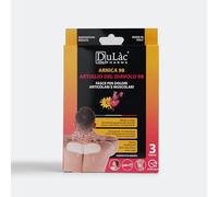 DuLàc, 3 Parches de Árnica 98 y Garra del Diablo 98, 24 Horas de Alivio para Dolores Articulares, Musculares y Menstruales, Contusiones y Esguinces, Dispositivo Médico, Made in Italy