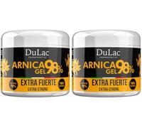 Dulac - Arnica Gel Fuerte 98%, Masaje Muscular y Articular, 2x500 ml