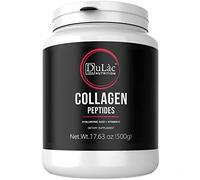 Dulàc - Colágeno Hidrolizado + Acido Hialuronico y Vitamina C 500grs Made in Italy, Colágeno en Polvo Sabor Neutro, sin Lactosa ni Aditivos - Collagen Peptides Nutrition